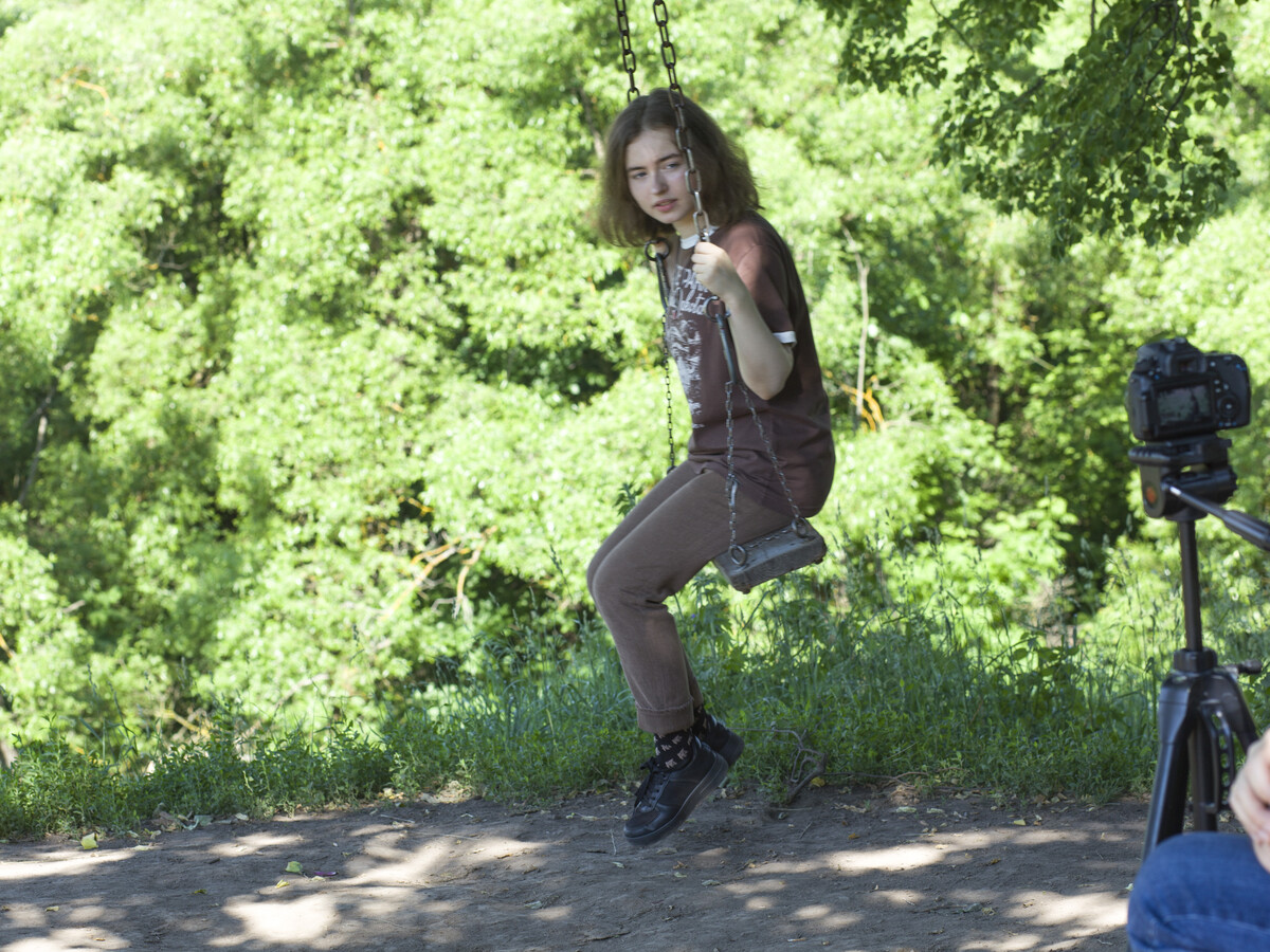 Maya Clars, Maya Clars, Fall Into the Unknown, music video, backstage