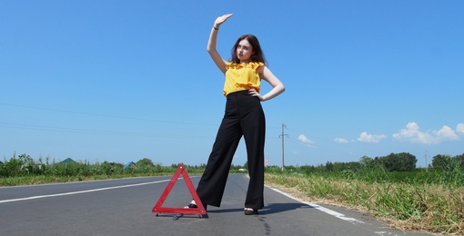 Maya Clars Maya Clars, road 22, music, songs, Spotify, playlist, road, sign, red sign, long road, nature, YouTube, music video, rock music, indie pop music, alternative music 