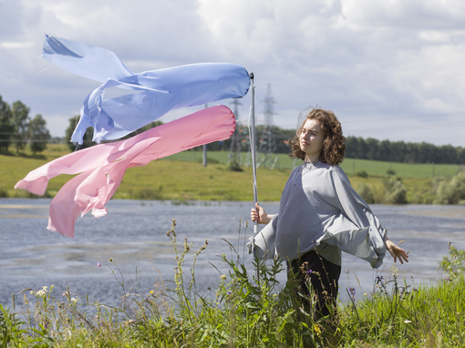 Maya Clars, Parachute, music video, backstage