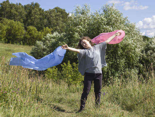 Maya Clars, Parachute, music video, backstage