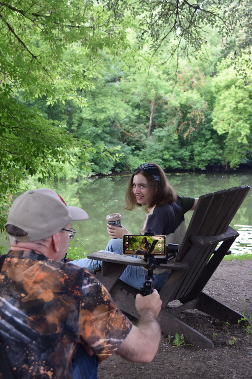 Maya Clars, After the Shock, music video, backstage