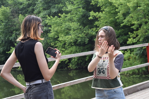 Maya Clars, After the Shock, music video, backstage