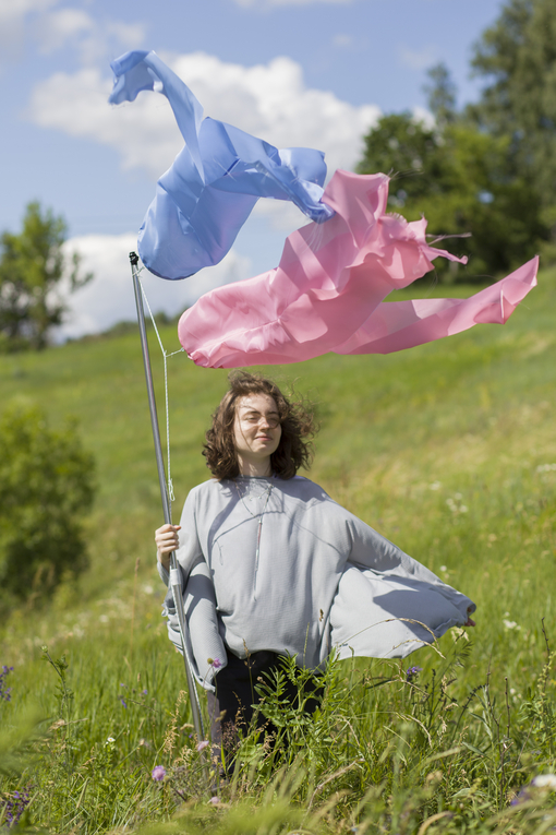 Maya Clars, Parachute, music video, backstage