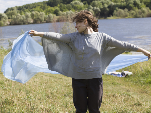 Maya Clars, Parachute, music video, backstage