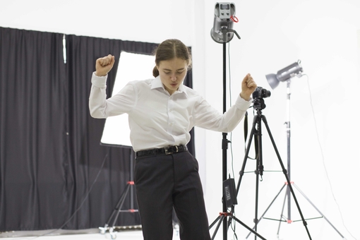 Maya Clars, The Matter of This World, music video, backstage